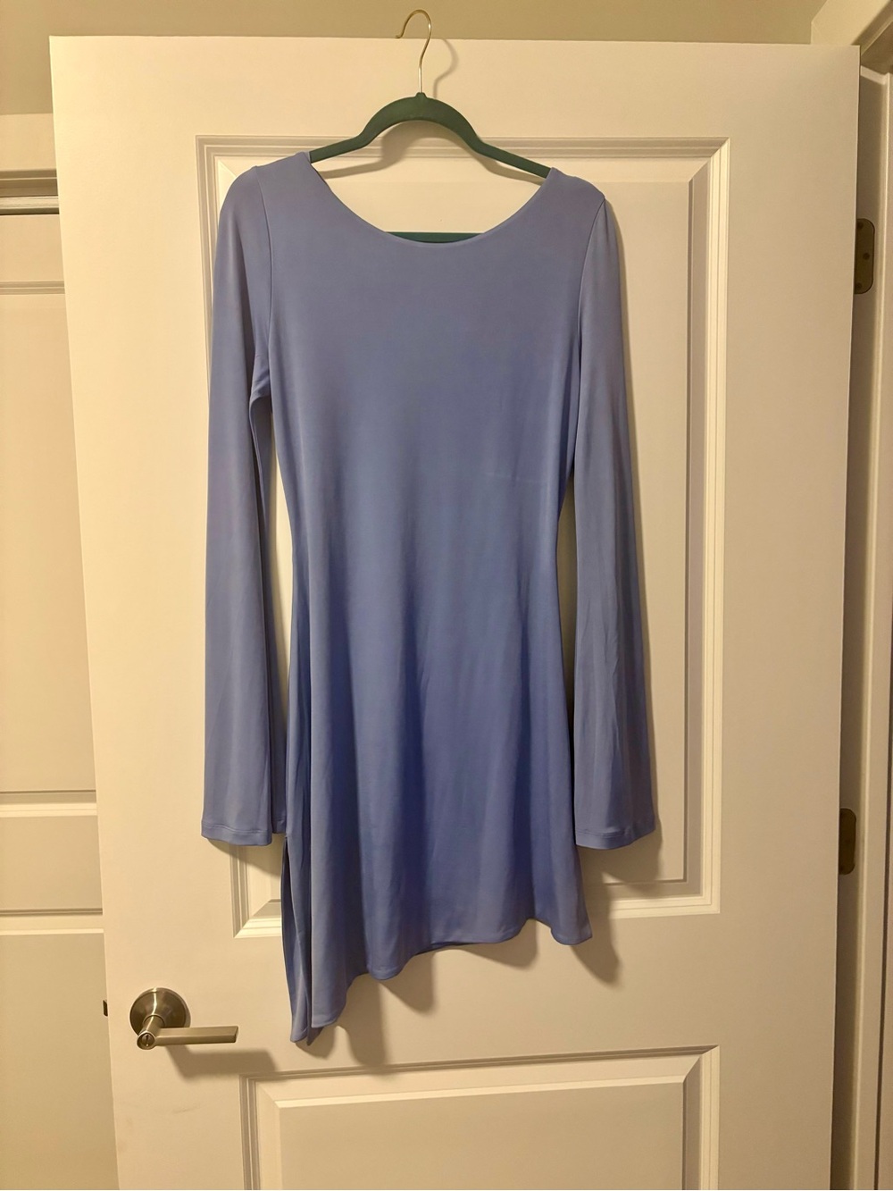 Meshki Lavender Long Sleeve Swing Dress